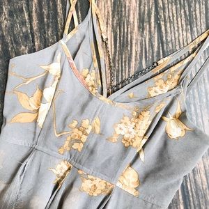 Free People Chiffon Floral Maxi